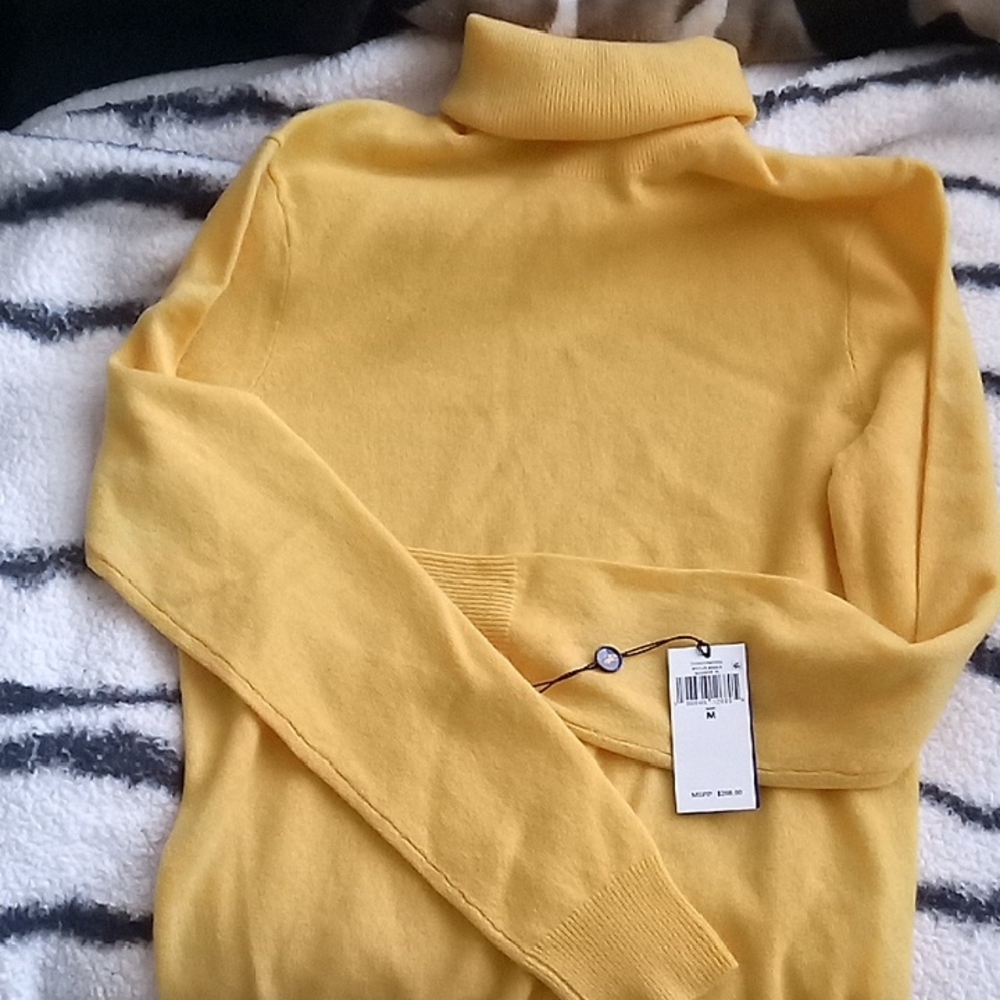 Polo by Ralph Lauren Yellow Turtleneck Sweater